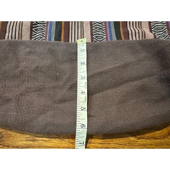 Kathmandu Imports Colorful Boho Cotton Crossbody Bag 16x14x6.5 Street Style - Picture 11 of 11